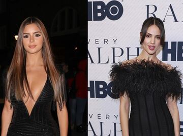 Demi Rose y Eiza González modelan minivestidos negros en Instagram