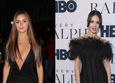 Demi Rose y Eiza González modelan minivestidos negros en Instagram