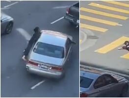 Video. Roban y arrastran por la calle a mujer asiática en California