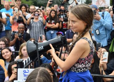 Time reconoce a la joven Greta Thunberg como personalidad del año