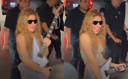 Fan mexicano sorprende a Shakira y le regala guitarra de $7,000 dólares: “Queremos que se lleve algo de Monterrey”