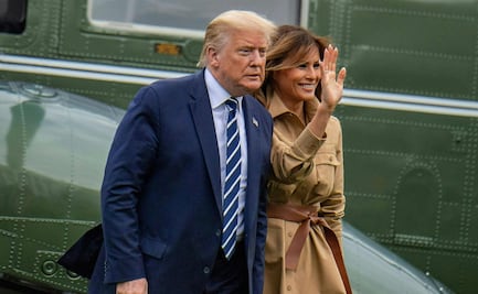 Video. Melania lo hace de nuevo y rechaza a Trump en público 