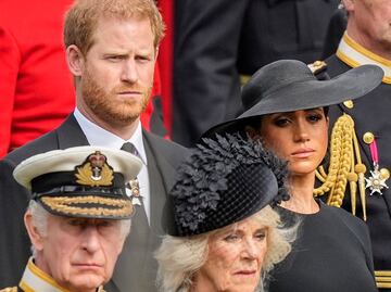 ¿Lágrimas reales? Critican a Meghan Markle por llorar en funeral de la Reina