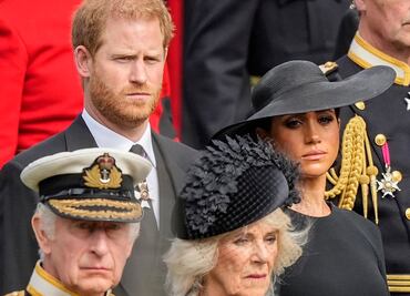 ¿Lágrimas reales? Critican a Meghan Markle por llorar en funeral de la Reina