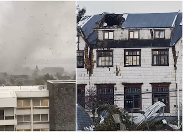 Impactantes imágenes del tornado que azotó Chile: heridos y cientos de viviendas en destrucción. VIDEO