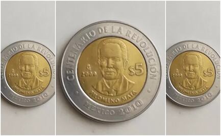 La moneda conmemorativa de $5 pesos de Filomeno Mata que cuesta hasta medio millón de pesos