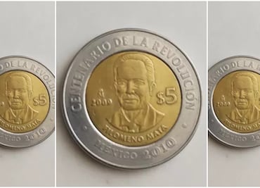 La moneda conmemorativa de $5 pesos de Filomeno Mata que cuesta hasta medio millón de pesos