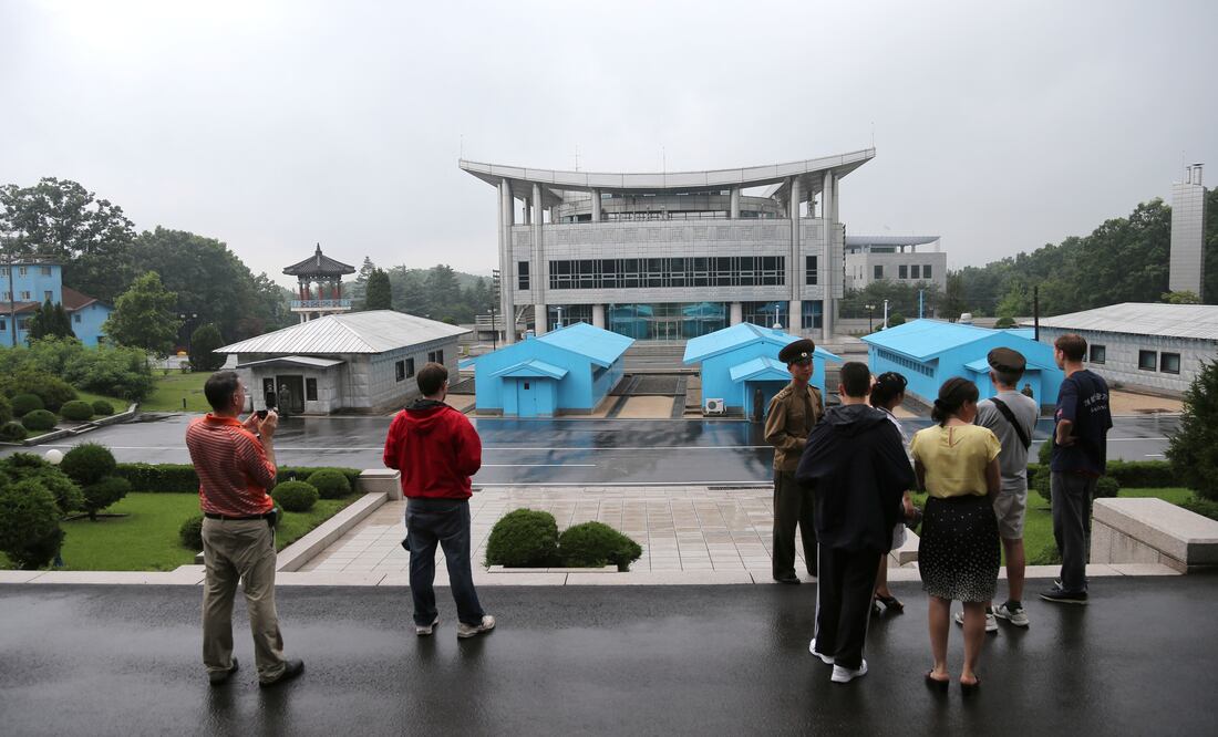 Intriga en la frontera: Un soldado estadounidense retenido en Corea del Norte tras cruzar la línea de demarcación. (AP Photo/Wong Maye-E, File)