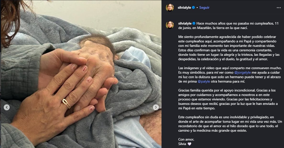 ¿De qué murió el padre de Pablo Lyle, actor encarcelado en Estados Unidos por homicidio? Foto: Instagram