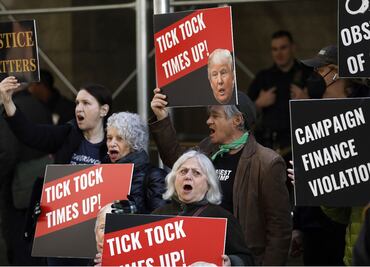 Máxima alerta en NY por probable inculpación de Donald Trump