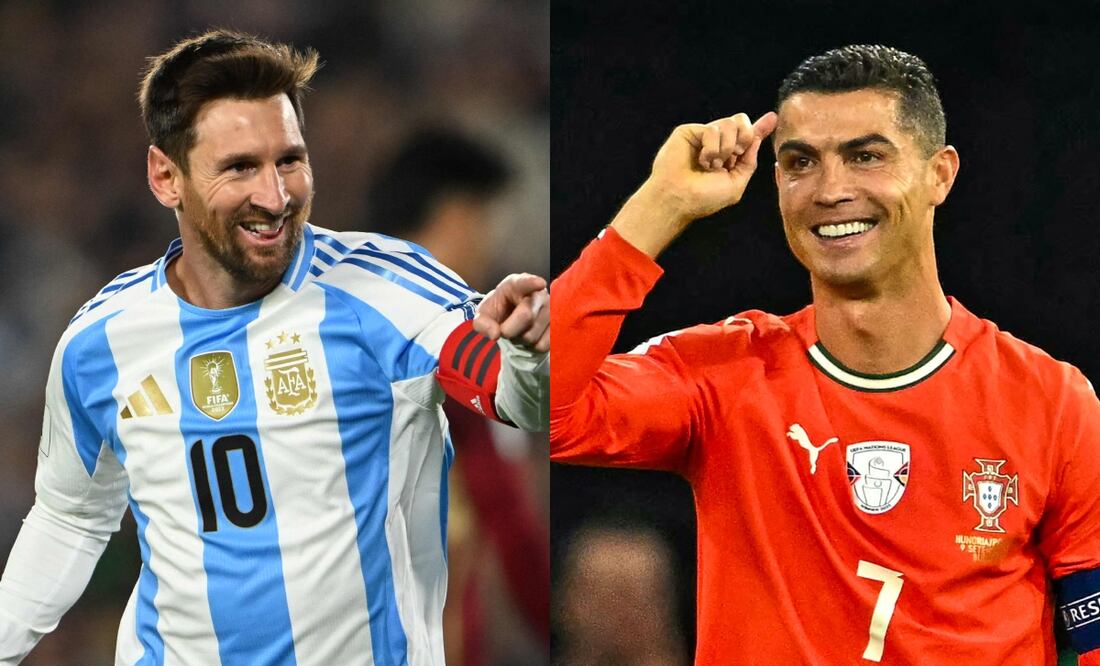 Fin de una era: Messi, Cristiano Ronaldo y otras leyendas del fútbol que se despedirán en el Mundial 2026. Foto: (Photo by Luis ROBAYO / AFP) / (Photo by Attila KISBENEDEK / AFP)