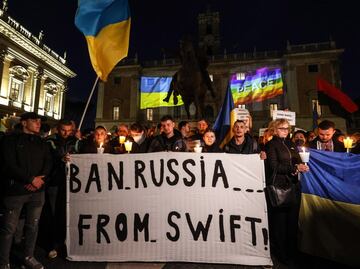 Las sanciones del mundo para Rusia y Putin tras atacar a Ucrania