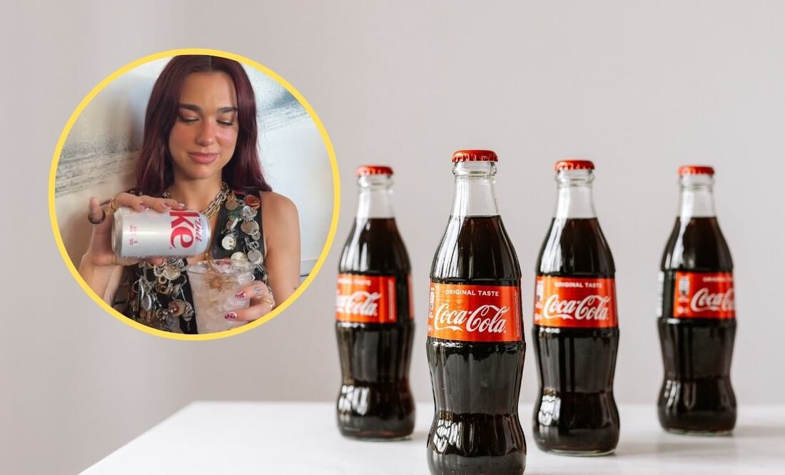 ¿Sabías que Coca Cola recupera el icónico sabor del refresco de los años 80? | Fotos: Tiktok @dualipaofficial // canva