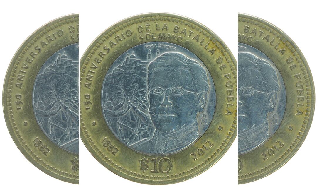 La moneda conmemorativa de la Batalla de Puebla que cuesta más de $2 millones de pesos. ¿La tienes? Foto: iSTOCK-AlxMendezR