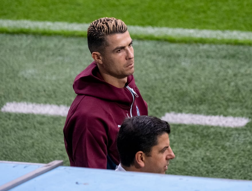 ¿Qué pasa con Cristiano Ronaldo? El DT de Portugal niega conflicto y CR7 no entrena. (Dinamarca, Suecia) EFE/EPA/JOHAN NILSSON SWEDEN OUT