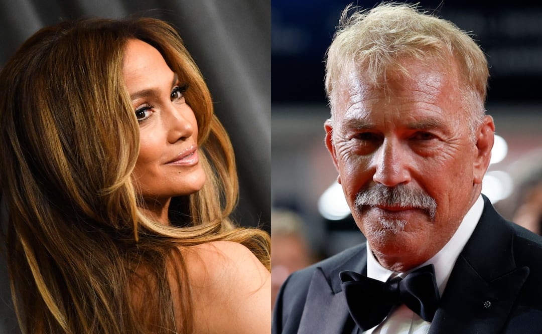 Jennifer Lopez quiere que Kevin Costner sea su novio para que la haga ver ‘más joven’ en las alfombras rojas, revelan. Foto: AFP / EFE/ EPA/ SEBASTIEN NOGIER