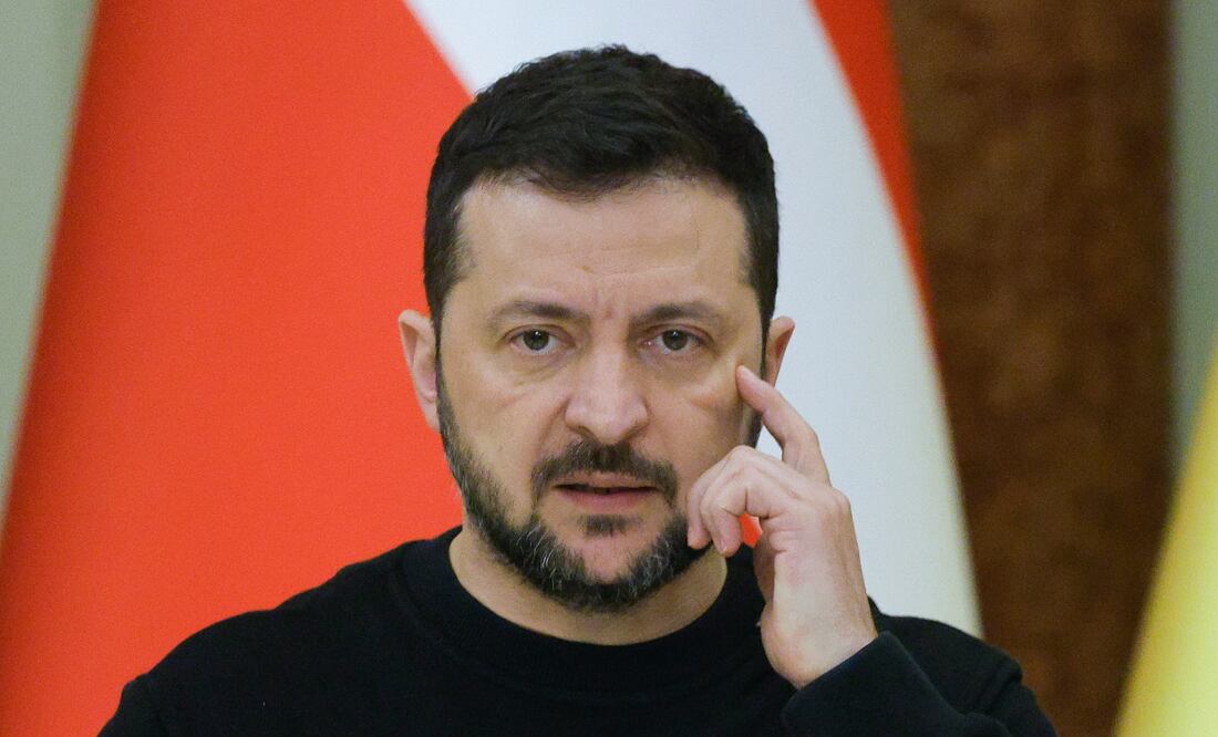 Zelenski cree que hay fuertes posibilidades de un fin de la guerra en 2025. Foto: EFE