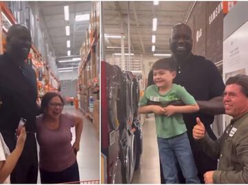 Shaquille O’Neal sorprende a mujeres latinas y les regala lavadora y secadora (VIDEO)