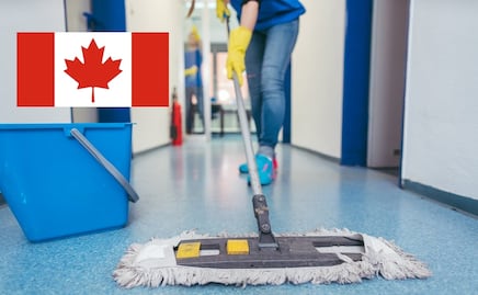 Ve a trabajar a Canadá este 2023 como personal de limpieza (no piden inglés)