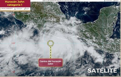 Alerta en Oaxaca y Guerrero: el huracán John se intensifica y podría llegar a categoría 3. Mapa de trayectoria