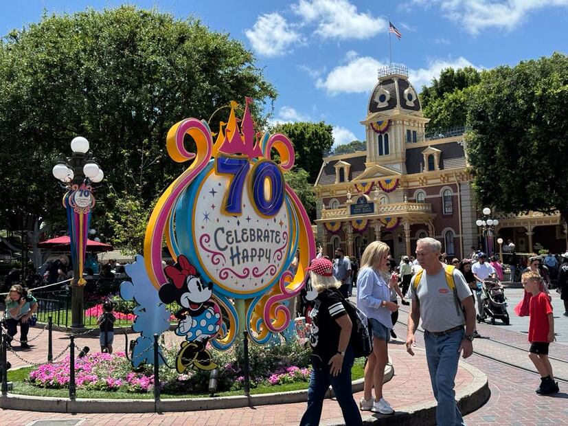 Disneyland 70 aniversario.