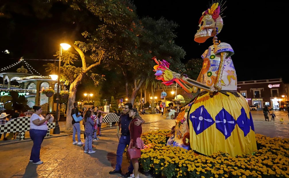 Atlixco festeja el 1 y 2 de noviembre. Foto: EFE/ Hilda Ríos