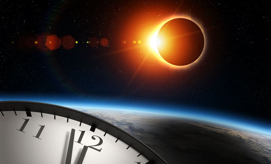Eclipse total de Sol de 2024. Foto: iSTOCK