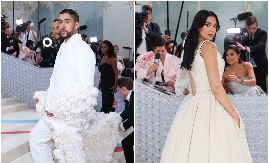 Supermodelos, cantantes, modelos, actores y diseñadores de moda sacaron a relucir sus looks más extravagantes para la Met Gala 2023. FOTO: EFE