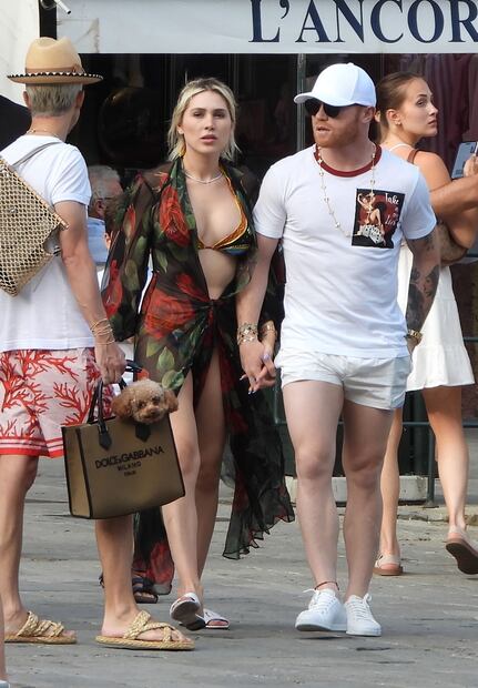 Captan a Fernanda Gómez derrocha belleza natural con lujoso bikini de hilo en Portofino. Foto: The Grosby Group