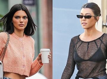 Kendall Jenner y Kourtney Kardashian arrasan con bikinis 'animal print'