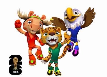 Maple, Zayu y Clutch: las mascotas oficiales del Mundial 2026