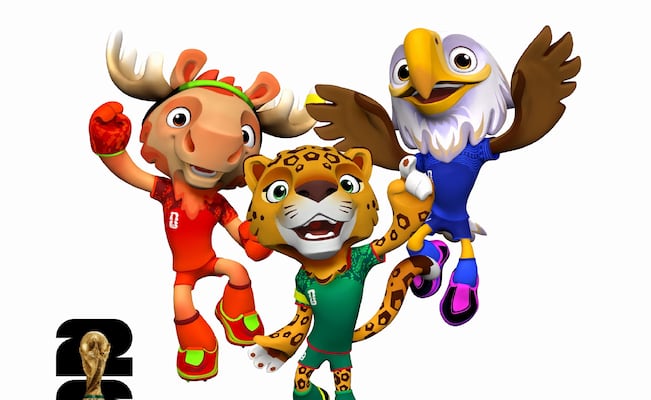 Maple, Zayu y Clutch: las mascotas oficiales del Mundial 2026
