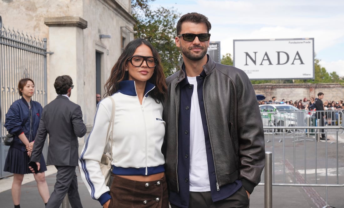 Eiza González deslumbra en París con look de lentejuelas tras rumores de compromiso con Grigor Dimitrov. Foto: AP