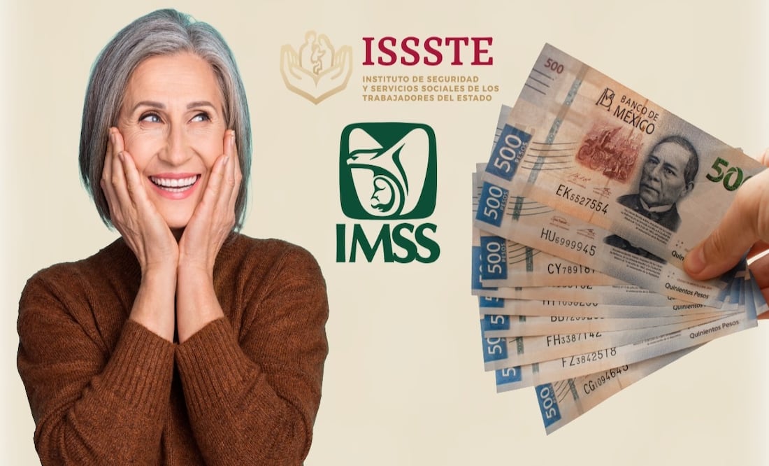 IMSS e ISSSTE: pensionados que recibirán PAGO sorpresa en septiembre y la fecha exacta del depósito de octubre. Foto: IMSS / ISSSTE / Adobe