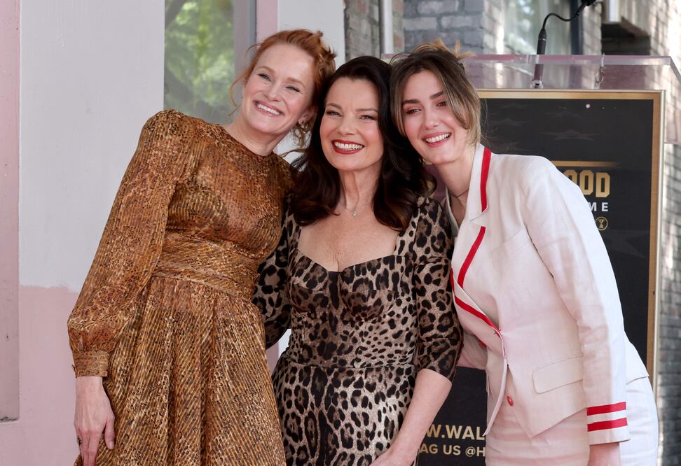 La voz más inolvidable de los 90 ya tiene estrella: Fran Drescher brilla en el Paseo de la Fama de Hollywood.  Foto: Getty Images via AFP