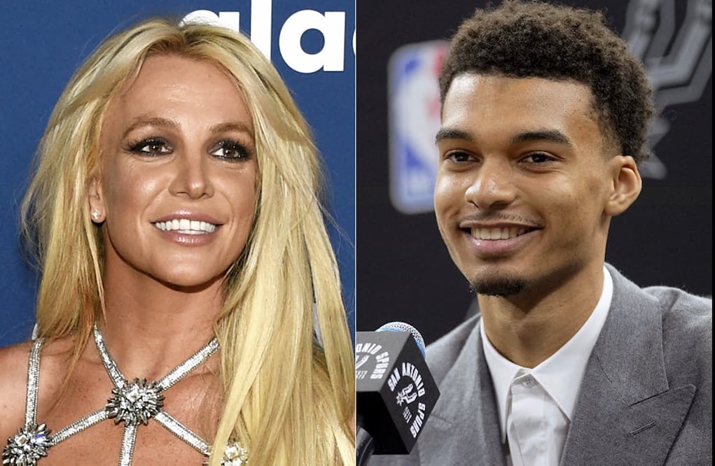 No se presentarán cargos por el altercado entre Britney Spears y Victor Wembanyama en Las Vegas. Foto AP