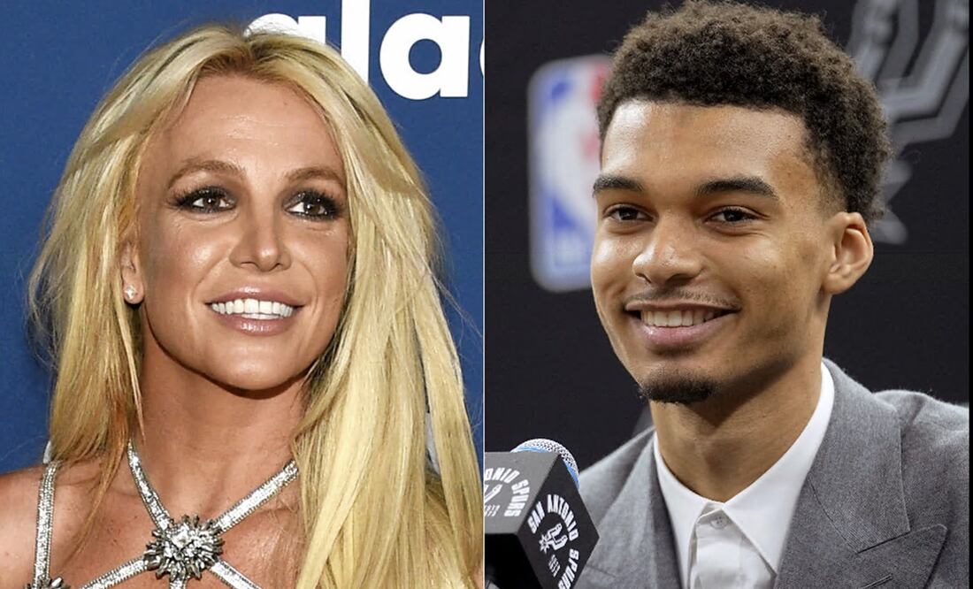 No se presentarán cargos por el altercado entre Britney Spears y Victor Wembanyama en Las Vegas. Foto AP