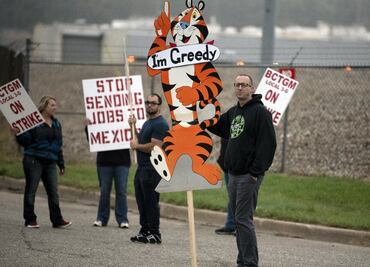 Aumentan las huelgas en sector de alimentos procesados en Estados Unidos