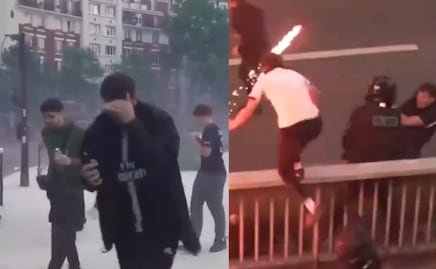 Fiesta y caos en París: disturbios empañan celebración por triunfo del PSG. VIDEOS