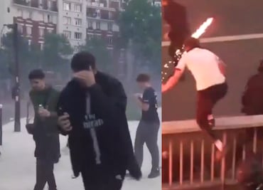 Fiesta y caos en París: disturbios empañan celebración por triunfo del PSG. VIDEOS