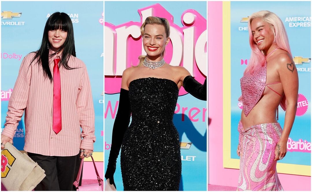 Premier de "Barbie" en Los Ángeles. Fotos: AFP