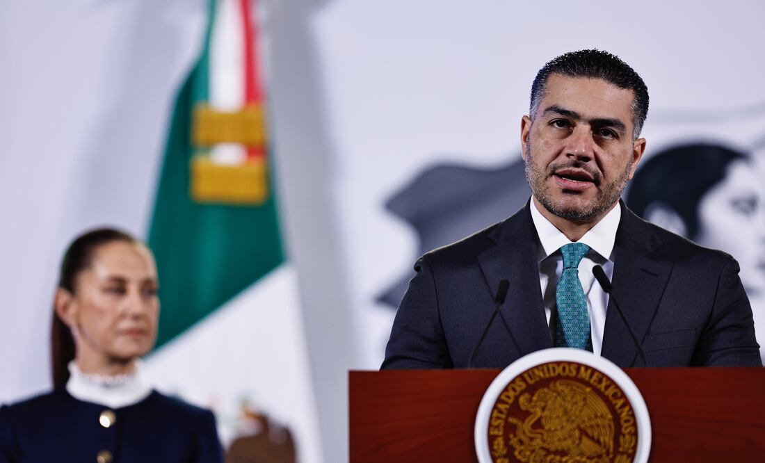 Harfuch lidera megaoperativo en el Estado de México contra red criminal ligada a La Familia Michoacana. EFE/ Sáshenka Gutiérrez