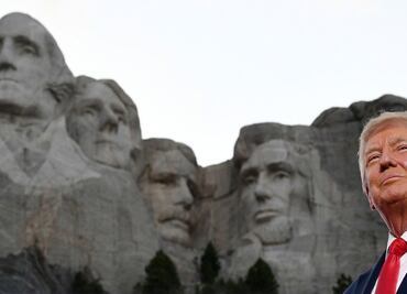 Presentan al Congreso iniciativa para añadir a Trump al Monte Rushmore