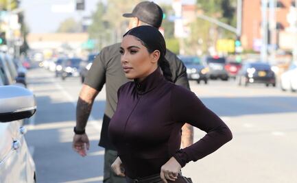 Kim Kardashian apuesta por su atuendo más ajustado en California
