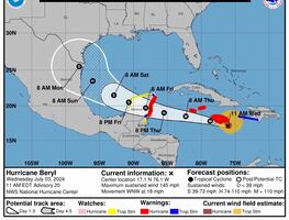 Huracán Beryl. México despliega más de 8,500 soldados. ¿Dónde y cuándo impactará?