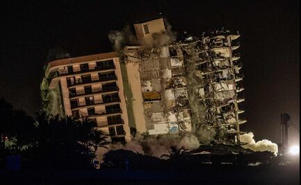 Critica AMLO demolición de edificio colapsado en Miami