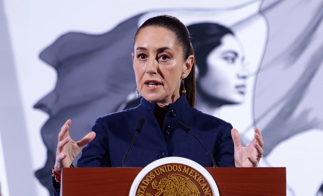 Claudia Sheinbaum llama a la calma ante nuevos aranceles de Trump al acero y aluminio EFE/ Sáshenka Gutiérrez