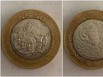 La moneda conmemorativa de $50 pesos de los Niños Héroes que vale $150,000 pesos