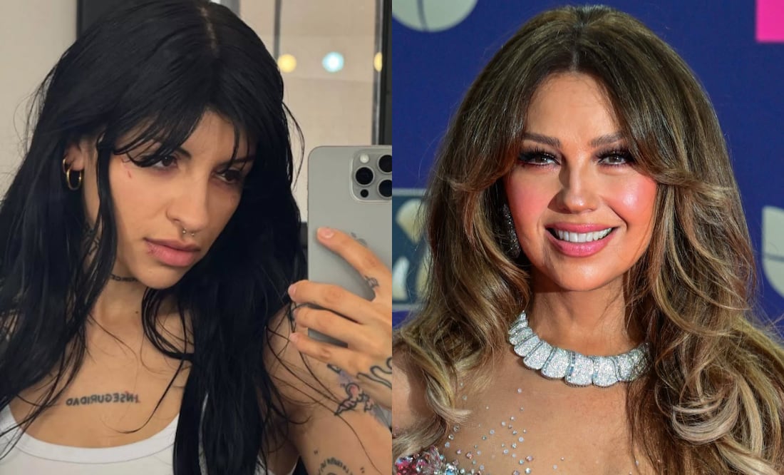 ¿Le da la espalda a Ángela? Thalía elogia a Cazzu por cover de ‘No me enseñaste’ en el Auditorio Nacional. Foto: Instagram/AFP