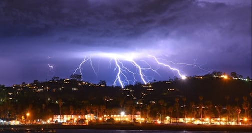 Ordenan evacuación de 3 mil personas por tormentas en California
